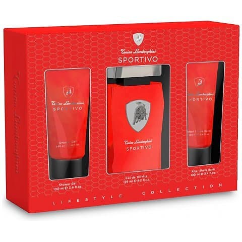 Tonino Lamborghini Sportivo Zestaw upominkowy woda toaletowa spray + balsam po goleniu + żel pod prysznic