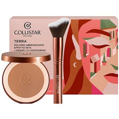 Set Zestaw upominkowy Puder brązujący 4,4 Hawaii Matte + Pędzel do konturowania