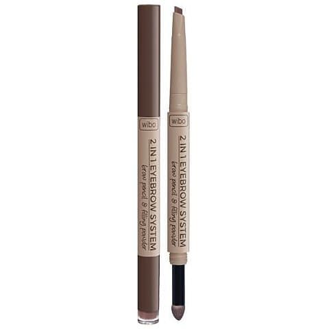 Wibo 2in1 Eyebrow System kredka do brwi 1