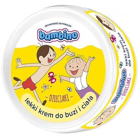 Bambino Dzieciaki Lekki krem do buzi i ciała