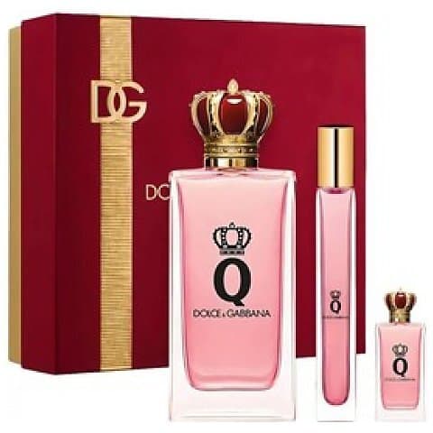 Q by Dolce Zestaw upominkowy EDP spray + EDP + EDP spray