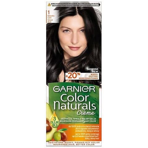 Color Naturals Creme Krem koloryzujący do włosów 1 Czerń
