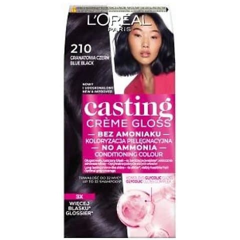Paris Casting Creme Gloss Farba do włosów 210 Granatowa Czerń