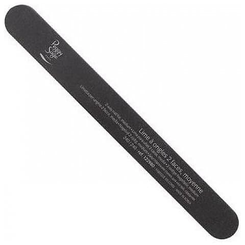 Peggy Sage 2-Way Giant Nail File Coarse duży pilnik do paznokci dwustronny 100/180 czarny