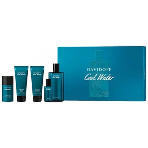 Cool Water Zestaw upominkowy EDT + EDT + balsam po goleniu + żel pod prysznic
