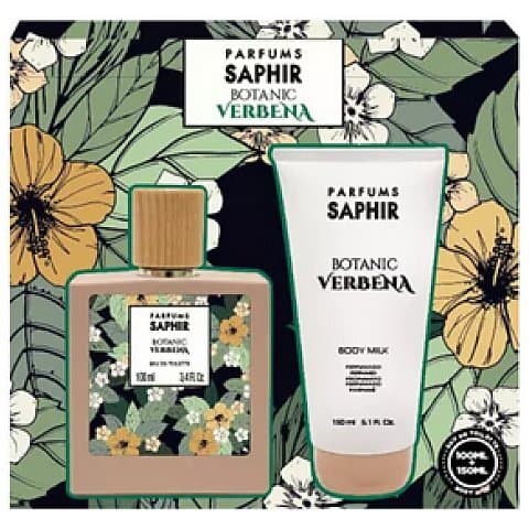 Saphir Botanic Verbena Zestaw upominkowy EDT + mleczko do ciała
