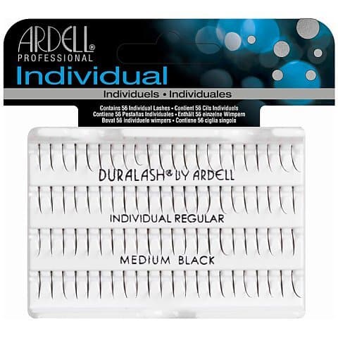 Individual Regular 56 kępek sztucznych rzęs Medium Black