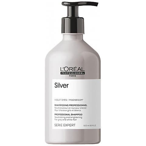 L'Oreal Professionnel Serie Expert Magnesium Silver Neutralising Shampoo Szampon do włosów siwych i rozjaśnionych