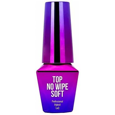 Top No Wipe Soft Top do paznokci bez przemywania Clear