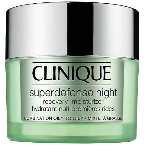 Superdefense Night Recovery Moisturizer Krem regenerujący na noc do cery mieszanej i tłustej