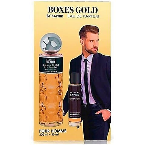 Saphir Boxes Gold By Saphir Pour Homme Zestaw upominkowy EDP spray + EDP spray