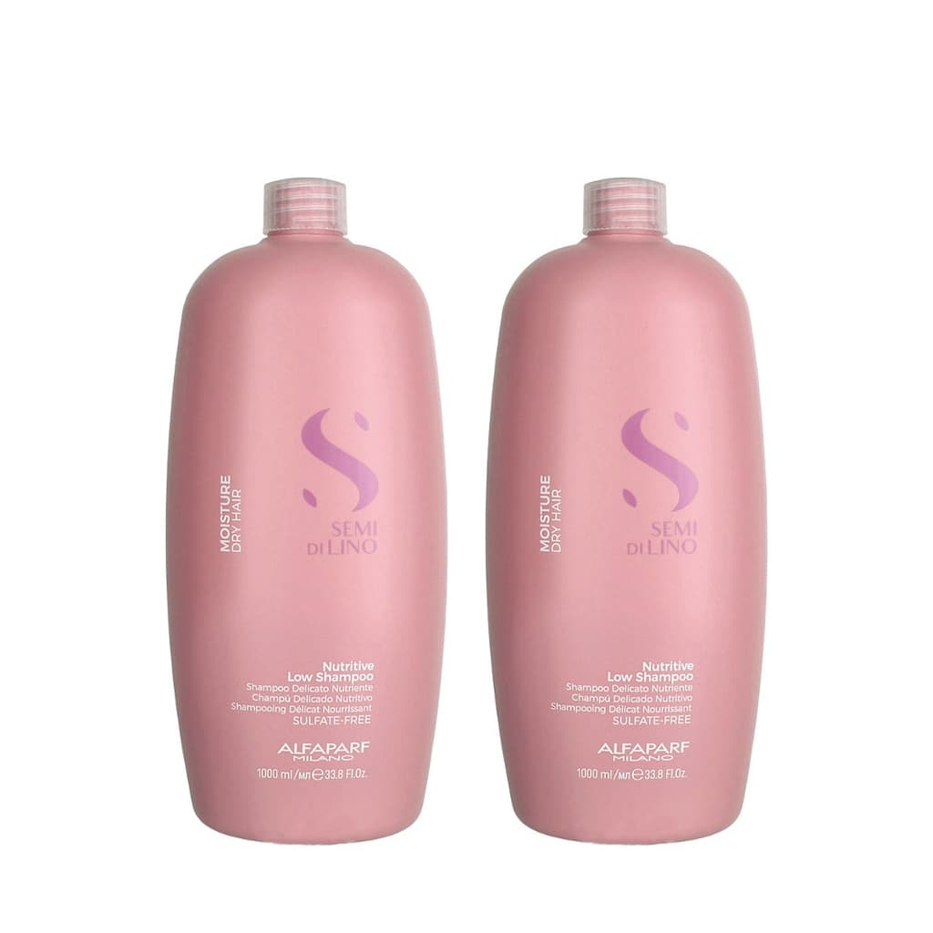 Semi Di Lino Moisture Nutritive | Nawilżający szampon niskopieniący Zestaw