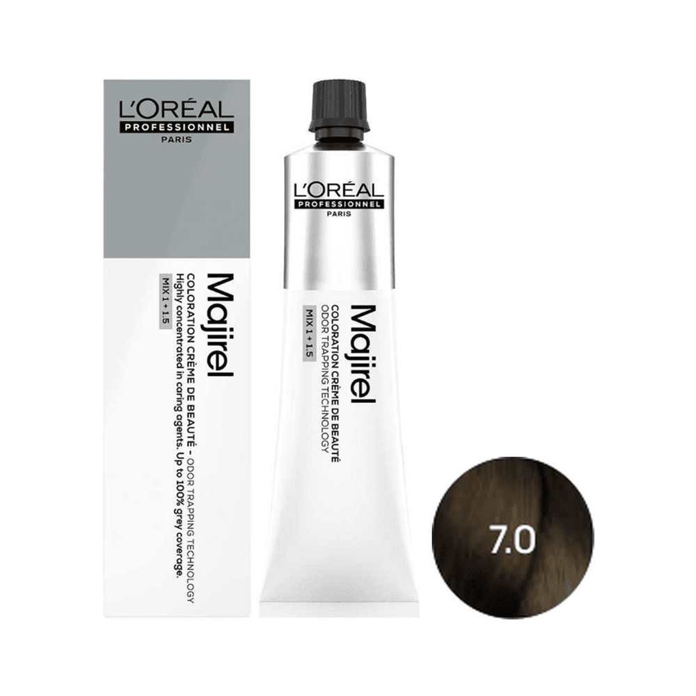 Majirel | Trwała farba do włosów - kolor 7.0 głęboki blond