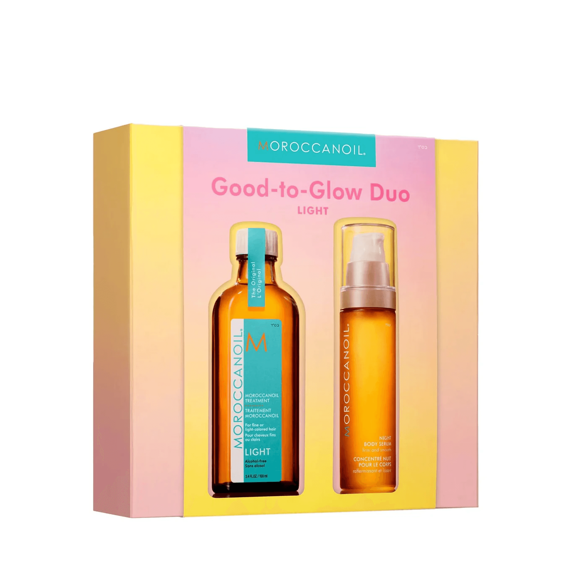 Good to Glow | Zestaw włosów i ciała: olejek do włosów cienkich + serum na noc