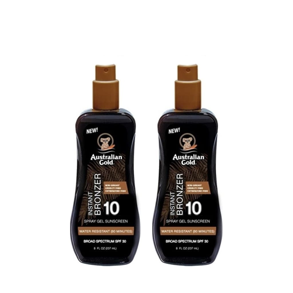 SPF 10 Spray Gel Bronzer | Spray do opalania z bronzerem Zestaw