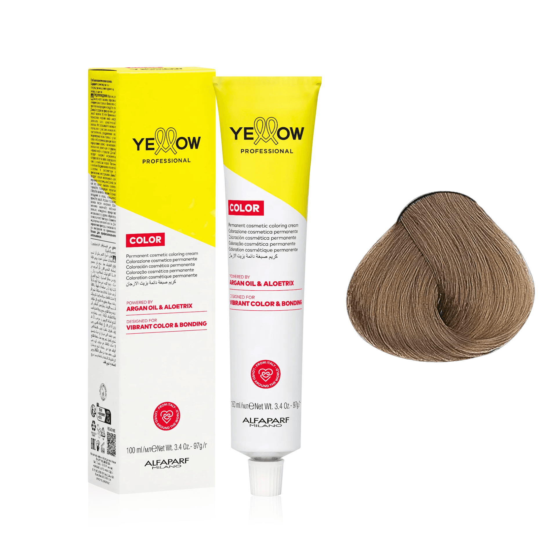 Yellow Color | Farba do włosów - kolor: 8 COOL chłodny jasny naturalny blond