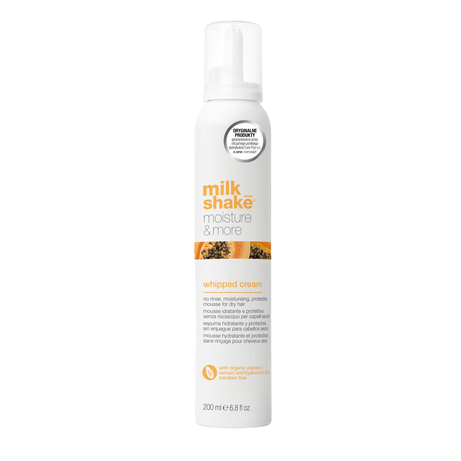SHAKE MOISTURE&MORE WHIPPED CREAM Kremowa odżywka w piance bez spłukiwania
