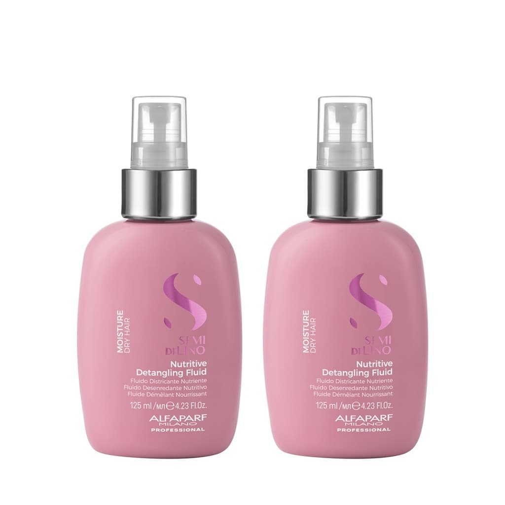 Semi Di Lino Moisture Nutritive | Nawilżający fluid ułatwiający rozczesywanie Zestaw