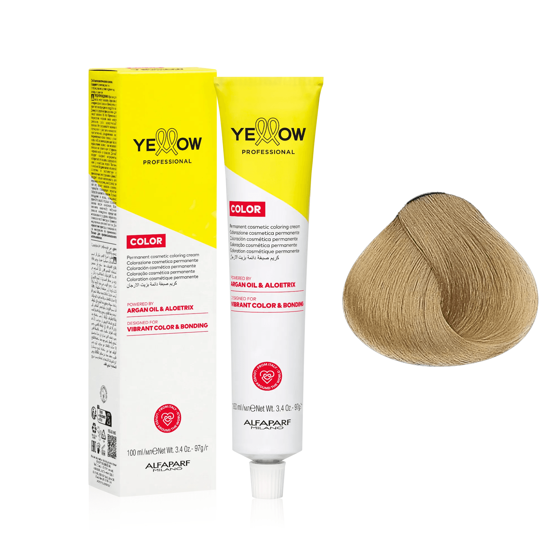 Yellow Color | Farba do włosów - kolor: 9 COOL Chłodny bardzo jasny naturalny blond