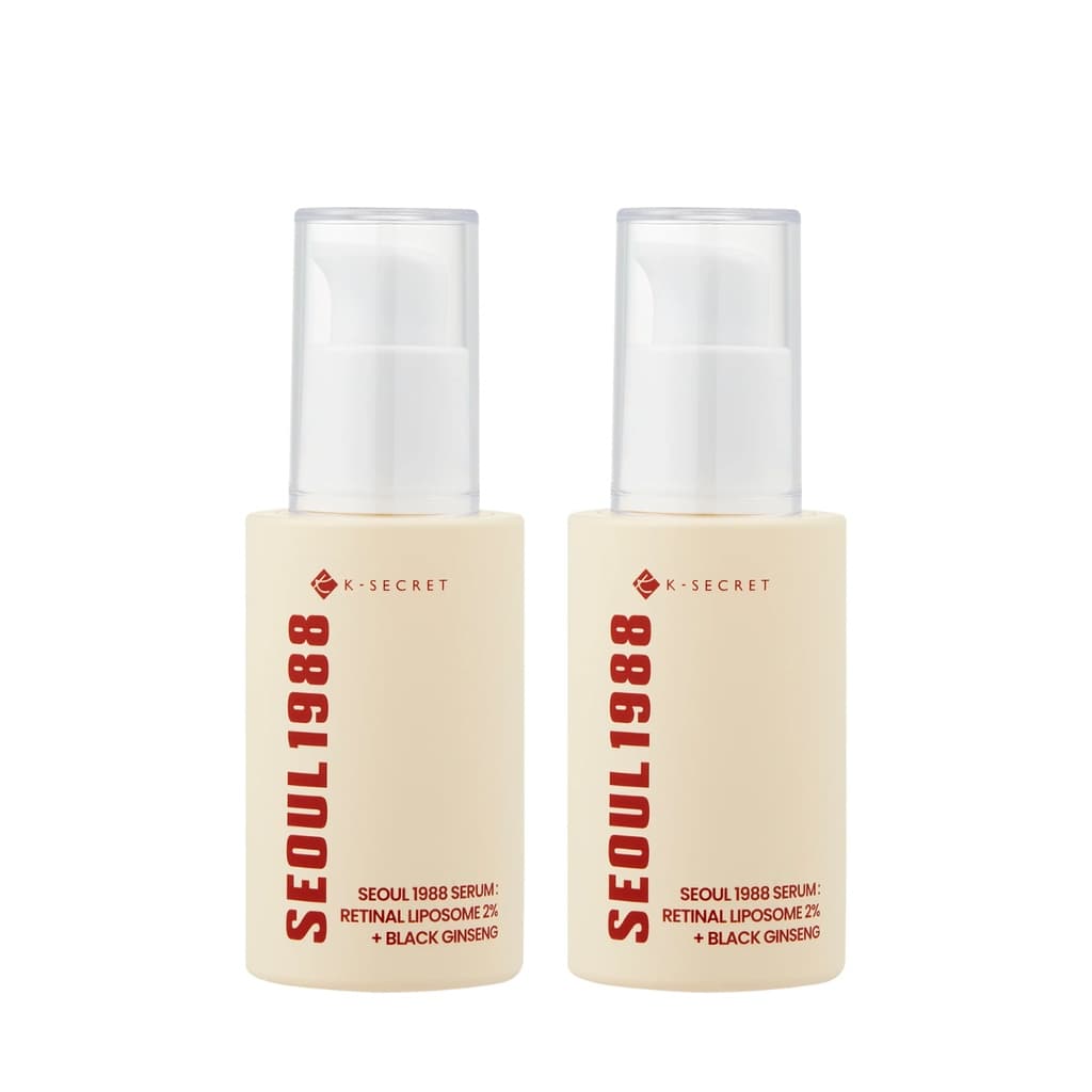 Seoul 1988 | Serum z retinalem 2% i czarnym żeń-szeniem Zestaw