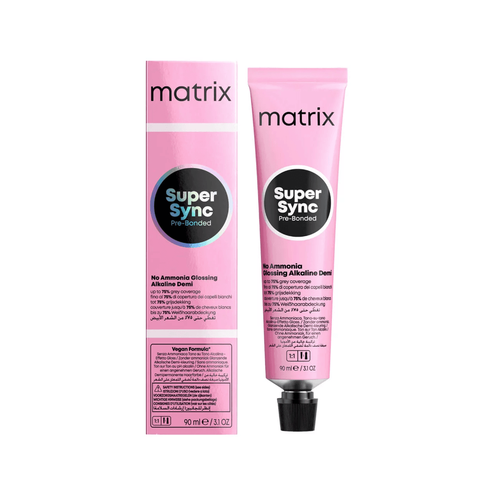 Super Sync Pre-Bonded | Toner bez amoniaku do włosów 4N Średni Brąz Naturalny
