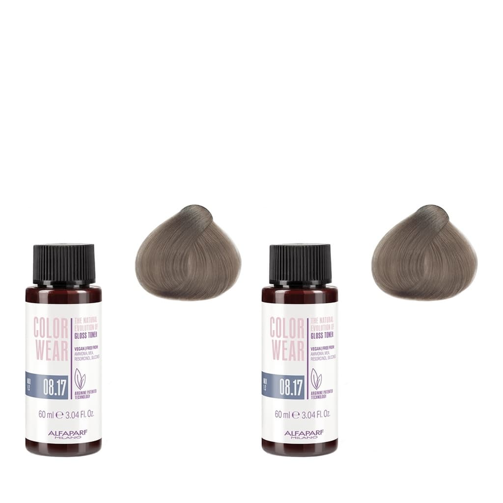 Color Wear Gloss | Toner do włosów - kolor 08.17 Zestaw