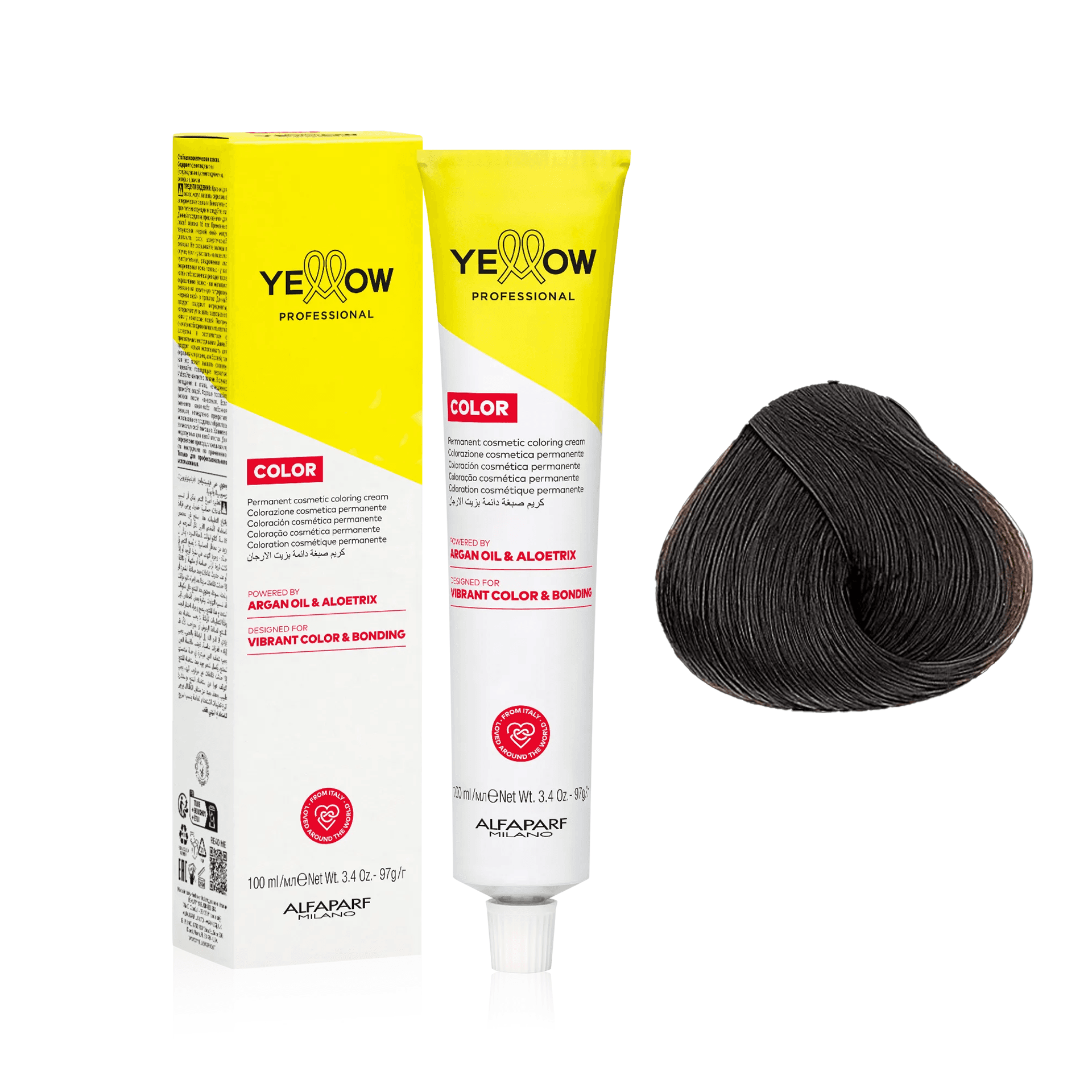 Yellow Color | Farba do włosów - kolor: 6.00 ciemny blond intensywnie naturalny