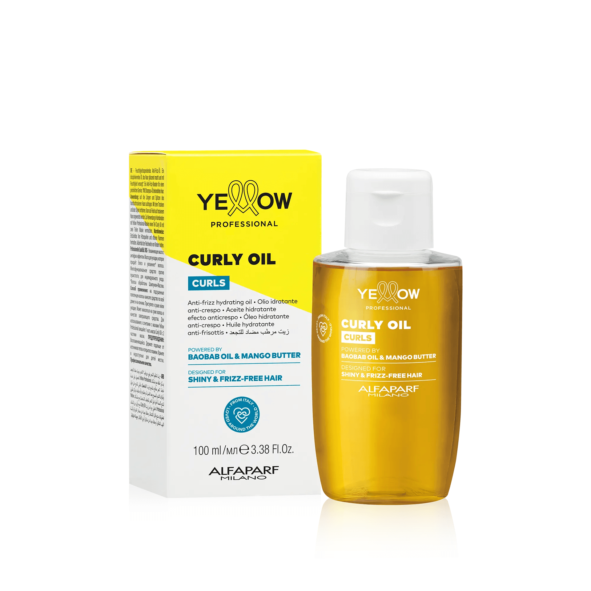 Yellow Curls | Nawilżający olejek do włosów kręconych