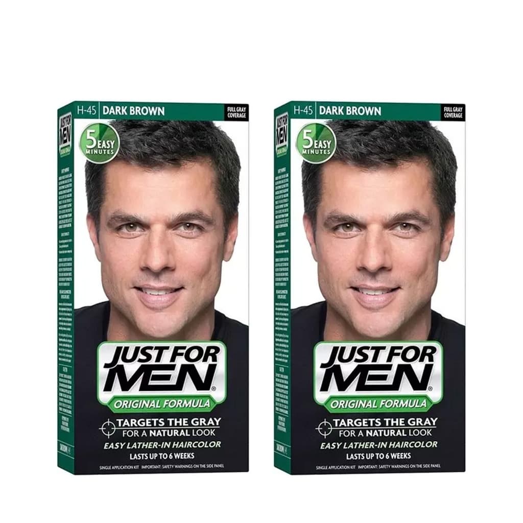 Szampon koloryzujący H45 Dark Brown Black – ciemny brąz/czerń Zestaw