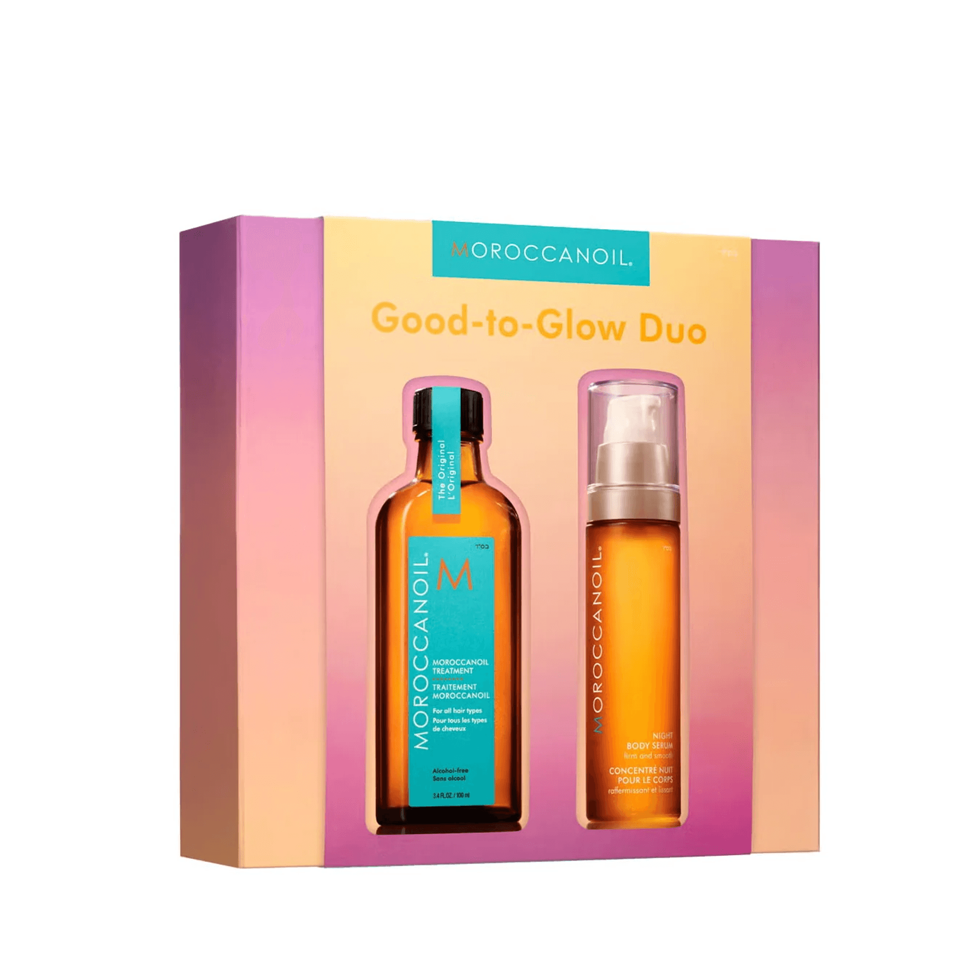 Good to Glow | Zestaw włosów i ciała: olejek + serum na noc