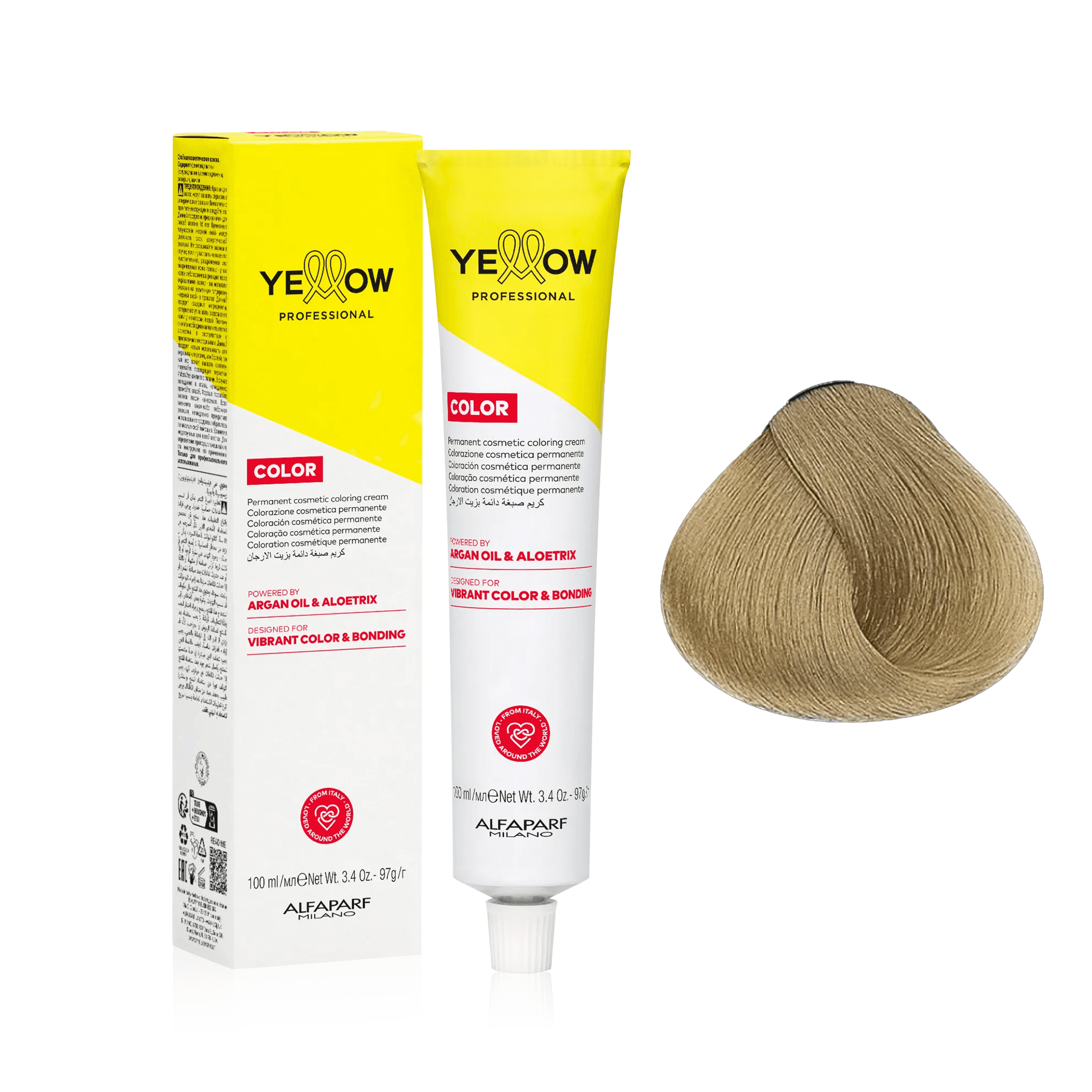 Yellow Color | Farba do włosów - kolor: 9 Bardzo jasny blond