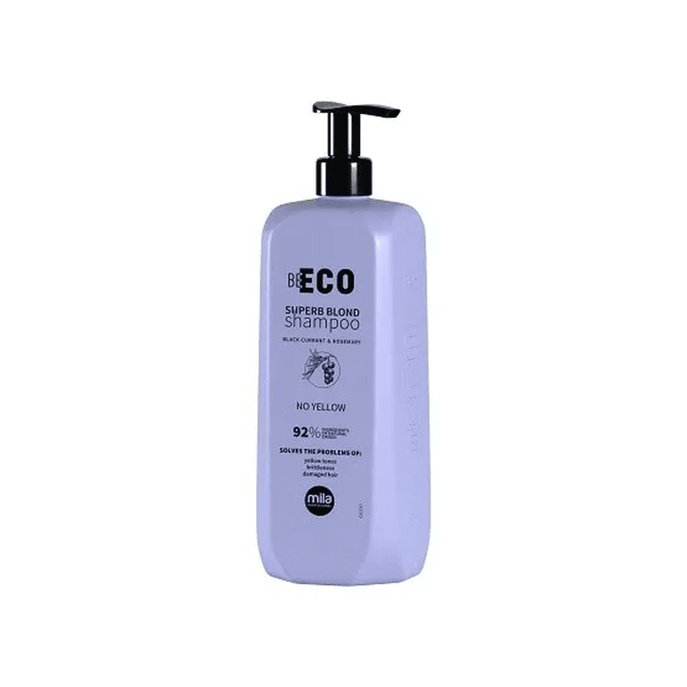 Be Eco Superb Blonde | Fioletowy szampon do włosów blond i siwych