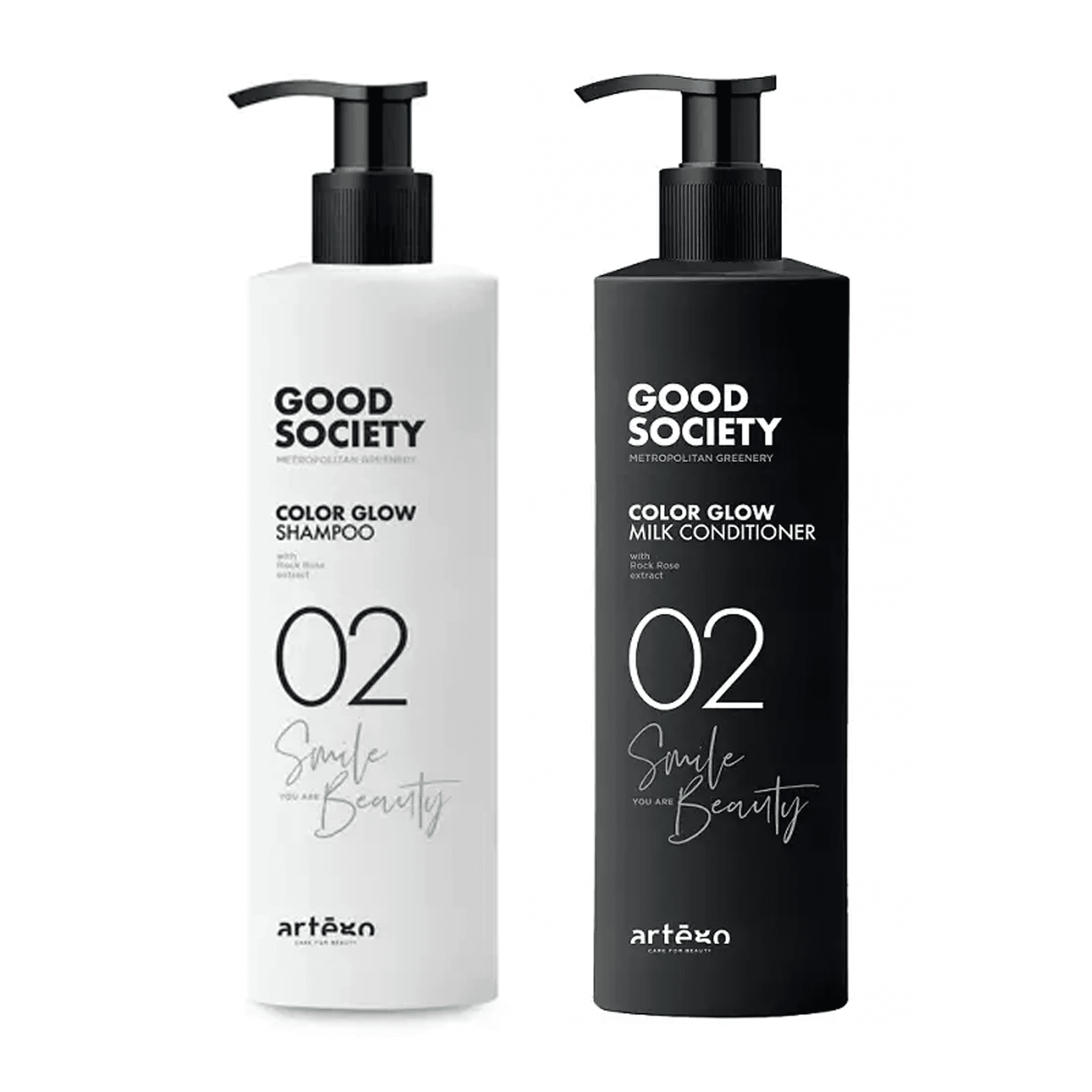 Good Society 02 | Zestaw do włosów farbowanych: szampon + odżywka