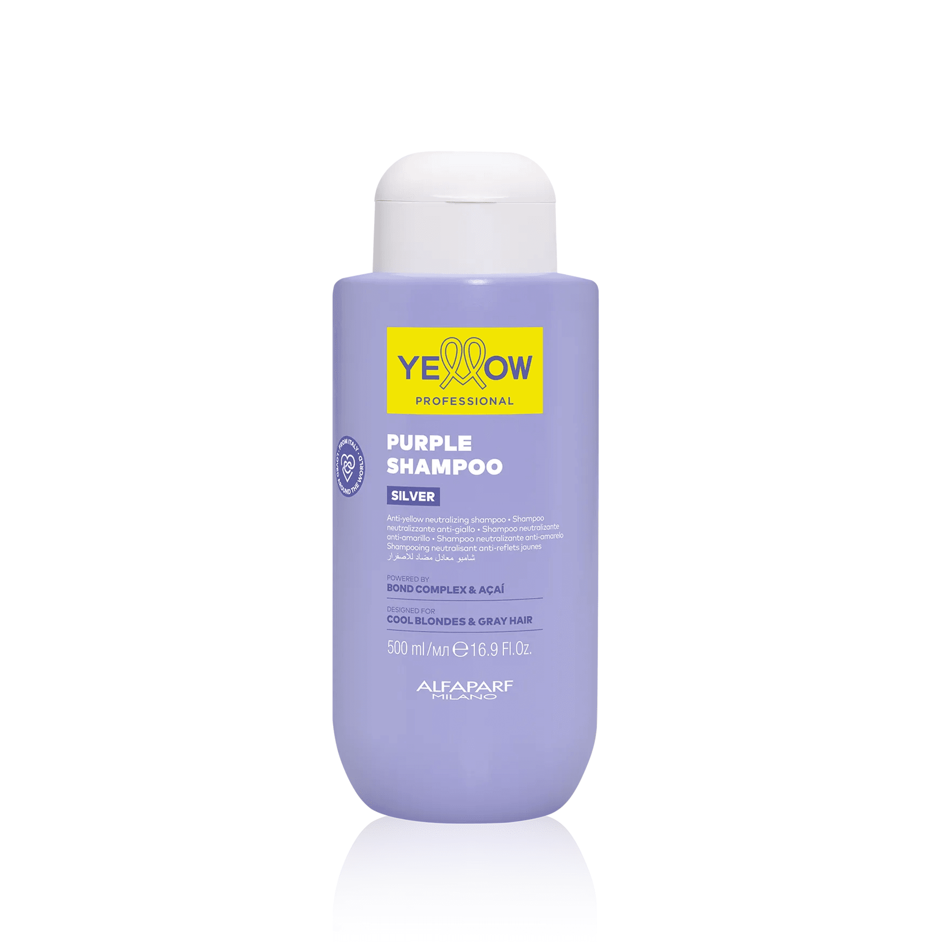Yellow Silver | Tonujący szampon do włosów blond