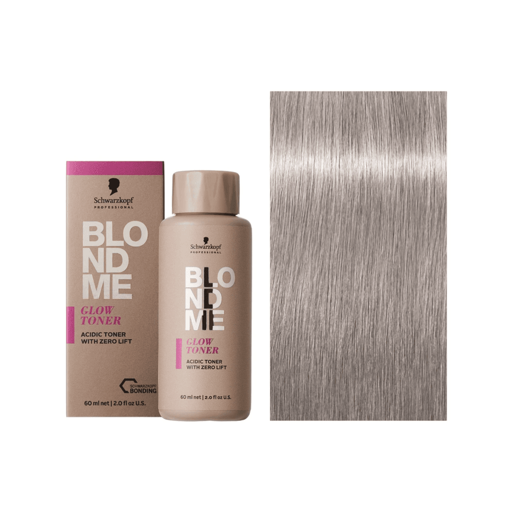 BLONDME | Kwasowy toner do włosów blond 9-21 Steel