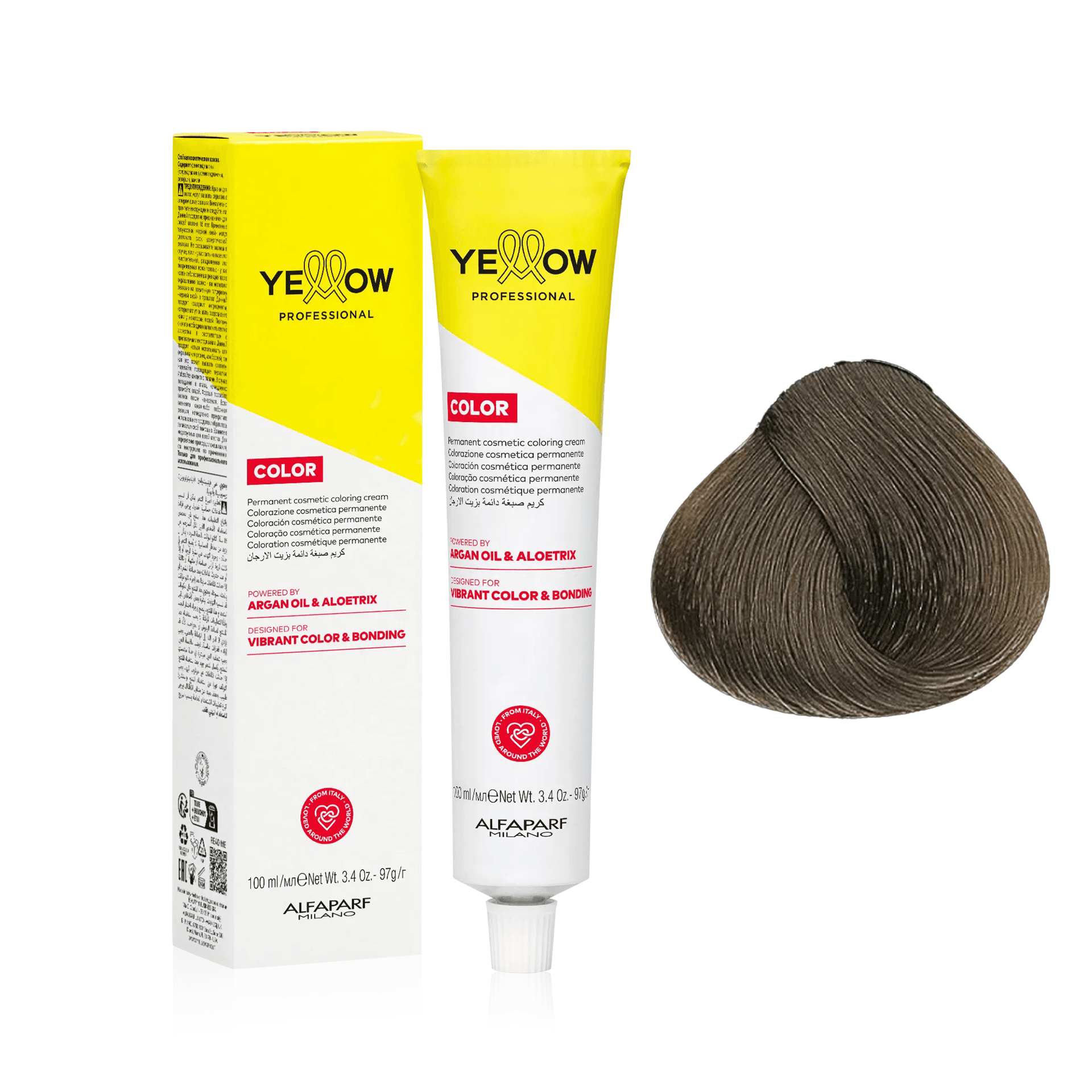 Yellow Color | Farba do włosów - kolor: 7 średni blond
