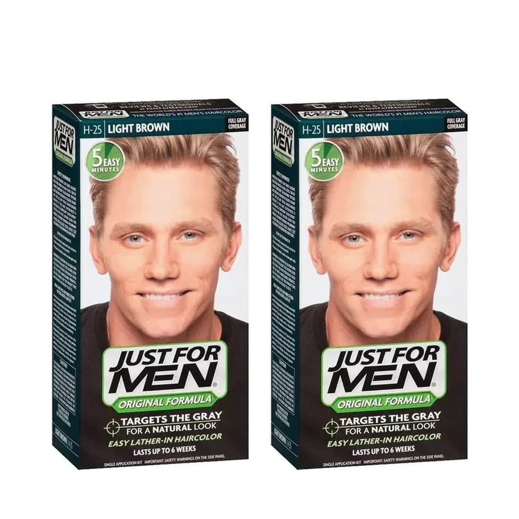 Szampon koloryzujący H25 Light Brown – jasny brąz Zestaw