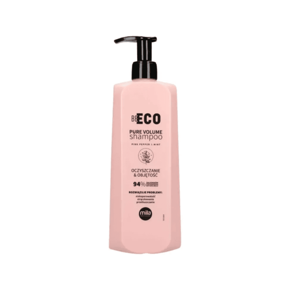 Be Eco Pure Volume | Proteinowo-humektantowy szampon do włosów cienkich i pozbawionych objętości