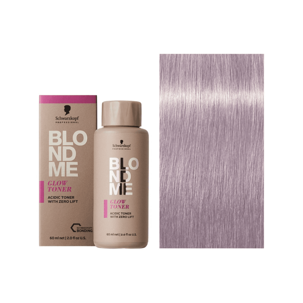 BlondMe Glow Toner | Kwasowy toner do włosów blond 9.5-91 Lavender