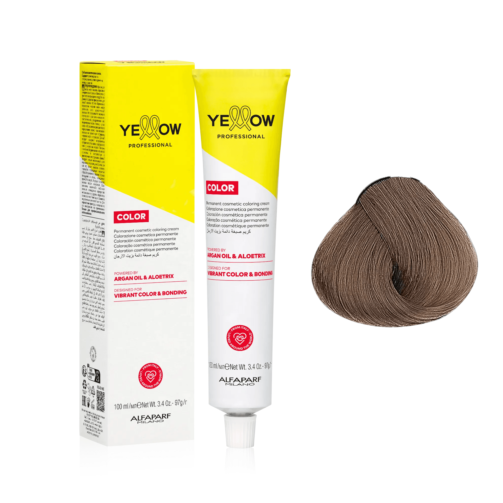 Yellow Color | Farba do włosów - kolor: 8.00 jasny blond intensywnie naturalny