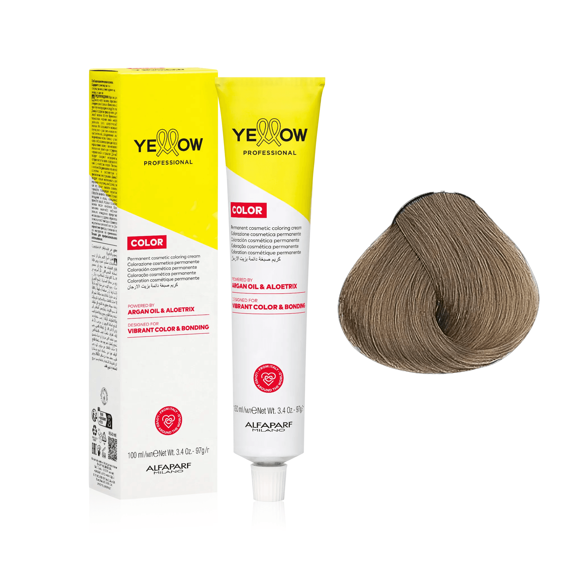 Yellow Color | Farba do włosów - kolor: 8 jasny blond