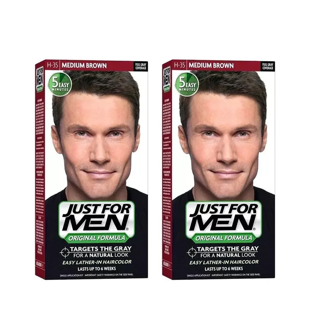 Szampon koloryzujący H35 Medium Brown – średni brąz Zestaw