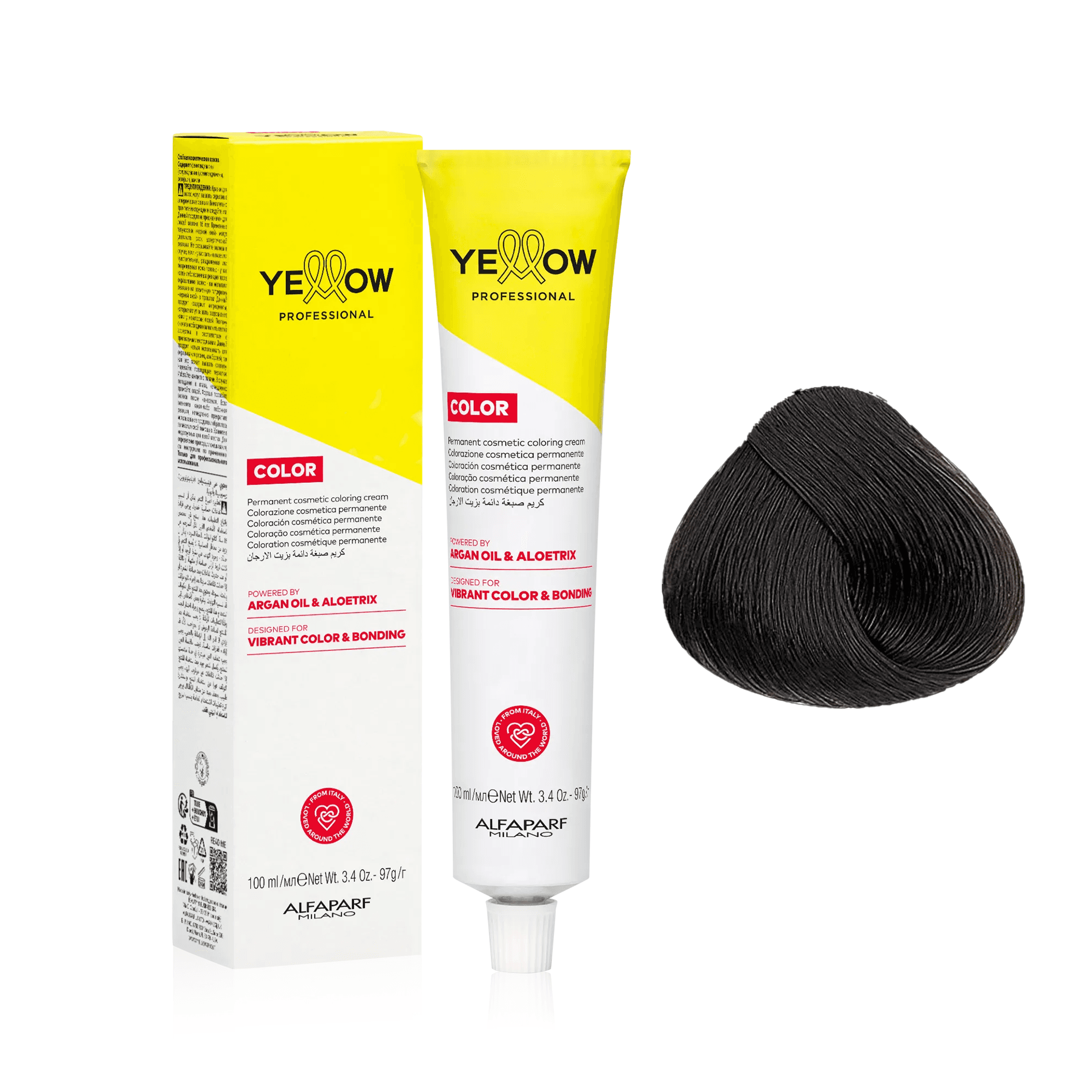 Yellow Color | Farba do włosów - kolor: 5.00 jasny brąz intensywnie naturalny