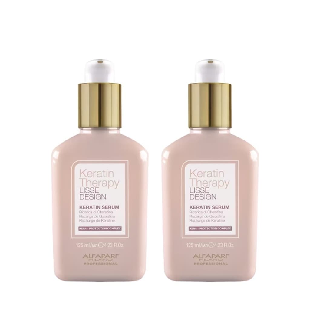 Keratin Therapy Lisse Design Keratin | Wygładzające serum po keratynowym prostowaniu włosów Zestaw