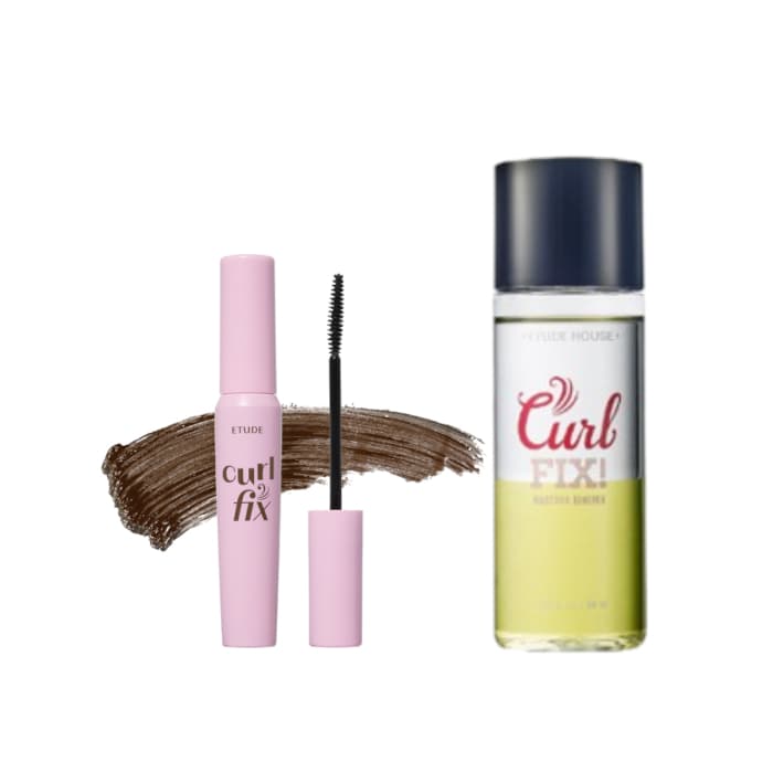 Curl Fix Mascara - - 02 Brown + Remover Set