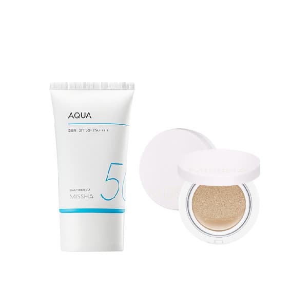 Aqua Sun X Magic Cushion Cover Lastng # 23 zestaw