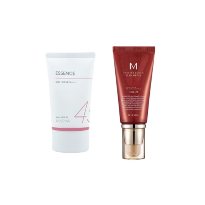 Essence Sun X M Perfect Cover BB cream # 21 zestaw