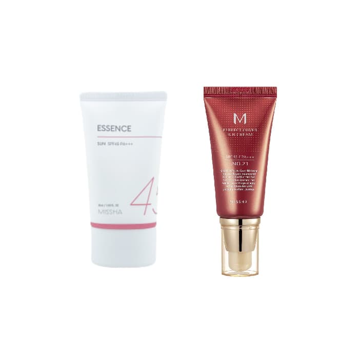 Essence Sun X M Perfect Cover BB cream # 23 zestaw