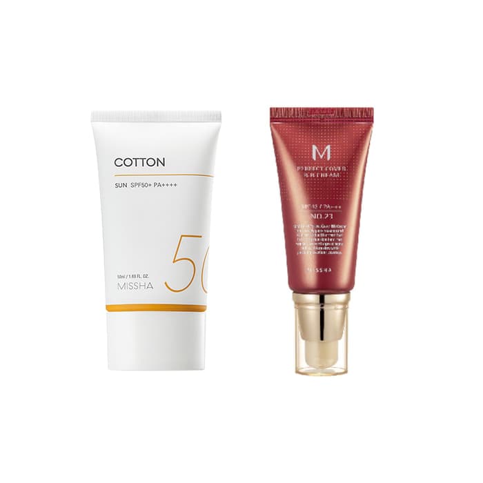 Cotton Sun X M Perfect Cover BB cream # 23 zestaw