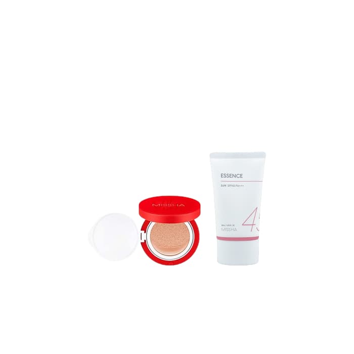 All Around Safe Block Essence Sun SPF45 PA+++ - X MISSHA - Velvet Finish Cushion SPF50+ PA+++ - - 23